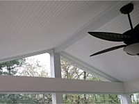 <b>A Bead board ceiling provides a great finished look and brightens your new space</b>